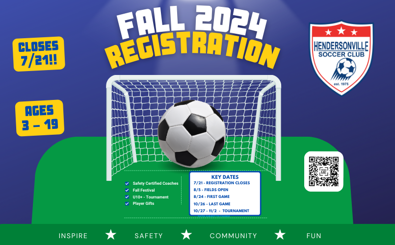 Fall 2024 Registration - CLOSES 7/21!