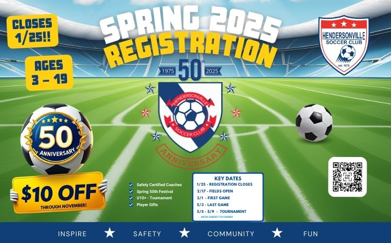 Spring 2025 Registration Open!  