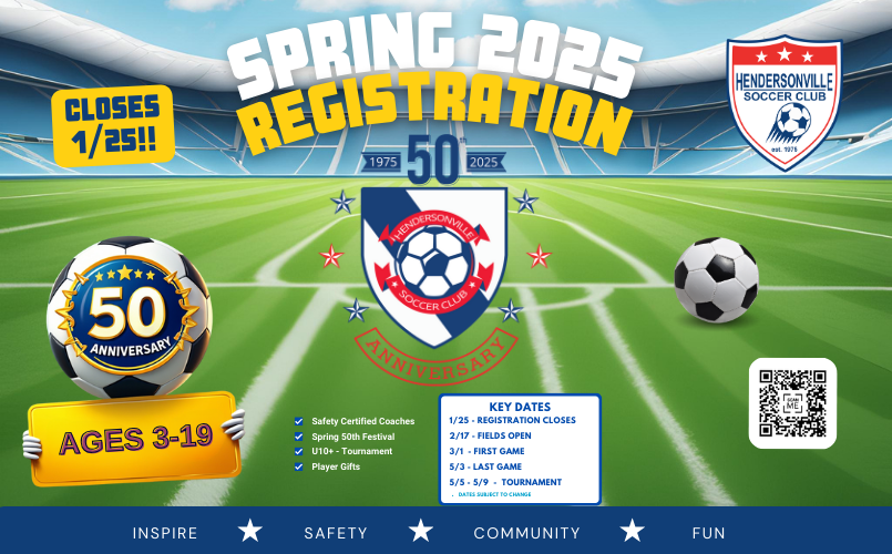 Spring 2025 Registration Open!  